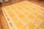 Floor View of Modern Swedish Inspired Kilim Rug Floor View of Modern Swedish Inspired Kilim Rug 74177 by Nazmiyal Rugs