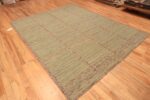 Floor View of Modern Swedish Inspired Kilim Rug 74180 by Nazmiyal Rugs