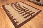 Floor View of Modern Swedish Inspired Kilim Rug Floor View of Modern Swedish Inspired Kilim Rug 74181 by Nazmiyal Rugs