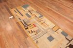 Floor View of Modern Swedish Inspired Kilim Runner Rug Floor View of Modern Swedish Inspired Kilim Runner Rug 74175 by Nazmiyal Rugs