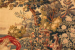 Floral of Antique Flemish Silk and Wool Tapestry Floral of Antique Flemish Silk and Wool Tapestry 74080 by Nazmiyal Rugs