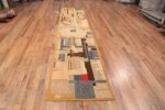 Full View of Modern Swedish Inspired Kilim Runner Rug Full View of Modern Swedish Inspired Kilim Runner Rug 74175 by Nazmiyal Rugs