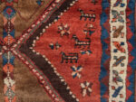 Horse Detail on Antique Persian Kurdish Runner Rug Horse Detail on Antique Persian Kurdish Runner Rug 74004 by Nazmiyal Rugs