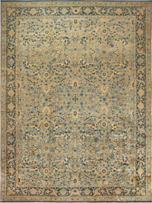 Large Antique Indian Agra Rug 73971 by Nazmiyal Rugs