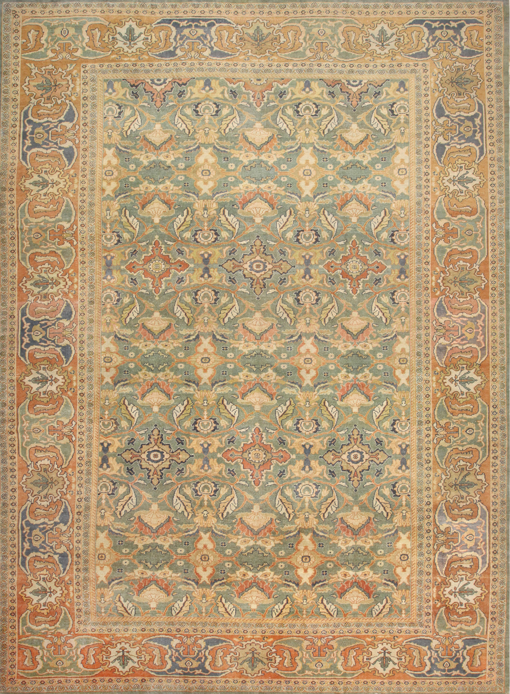 Large Antique Persian Sultanabad Rug 72036 Featured Nazmiyal Rugs