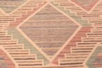 Large Diamond on Modern Swedish Inspired Kilim Rug Large Diamond on Modern Swedish Inspired Kilim Rug 74184 by Nazmiyal Rugs