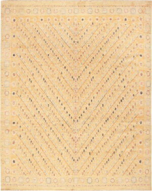 Modern Central Asian Swedish Inspired Rug 74134 by Nazmiyal Rugs