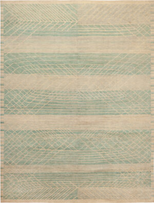 Modern Swedish Inspired Kilim Rug 74174 by Nazmiyal Rugs