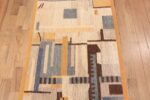 Pattern Detail on Modern Swedish Inspired Kilim Runner Rug Pattern Detail on Modern Swedish Inspired Kilim Runner Rug 74175 by Nazmiyal Rugs