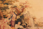 People Detail of Antique French Silk Wool Tapestry 74079 by Nazmiyal Rugs
