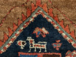 Pile Detail on Antique Persian Kurdish Runner Rug Pile Detail on Antique Persian Kurdish Runner Rug 74004 by Nazmiyal Rugs