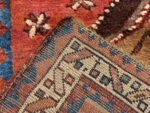 Stitch on Antique Persian Kurdish Runner Rug Stitch on Antique Persian Kurdish Runner Rug 74004 by Nazmiyal Rugs