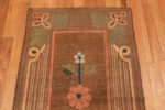 Top of Antique American Hooked Rug 74141 by Nazmiyal Rugs