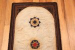 Top of Antique American Hooked Rug 74143 by Nazmiyal Rugs