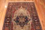 Top of Antique Persian Kashan Rug Top of Antique Persian Kashan Rug 74085 by Nazmiyal Rugs