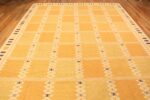 Top of Modern Swedish Inspired Kilim Rug Top of Modern Swedish Inspired Kilim Rug 74177 by Nazmiyal Rugs