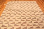 Top of Modern Swedish Inspired Kilim Rug Top of Modern Swedish Inspired Kilim Rug 74183 by Nazmiyal Rugs