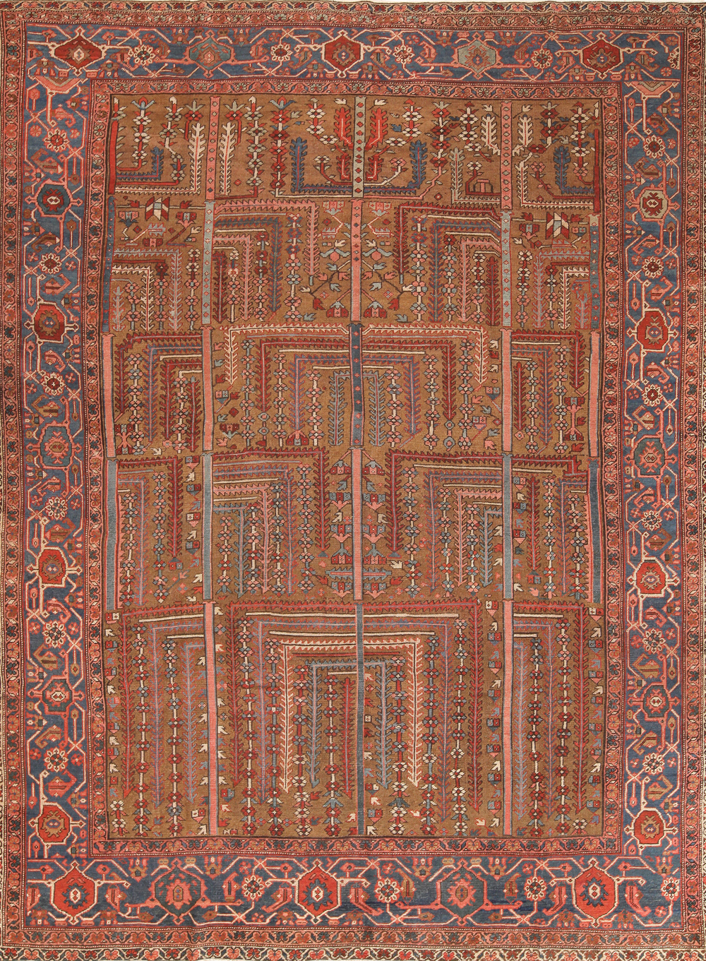 Antique Tree of Life Design Persian Bakshaish Rug 70874 Featured Antique Rugs