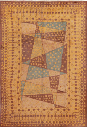 Vintage French Art Deco Rug 72232 by Nazmiyal Rugs