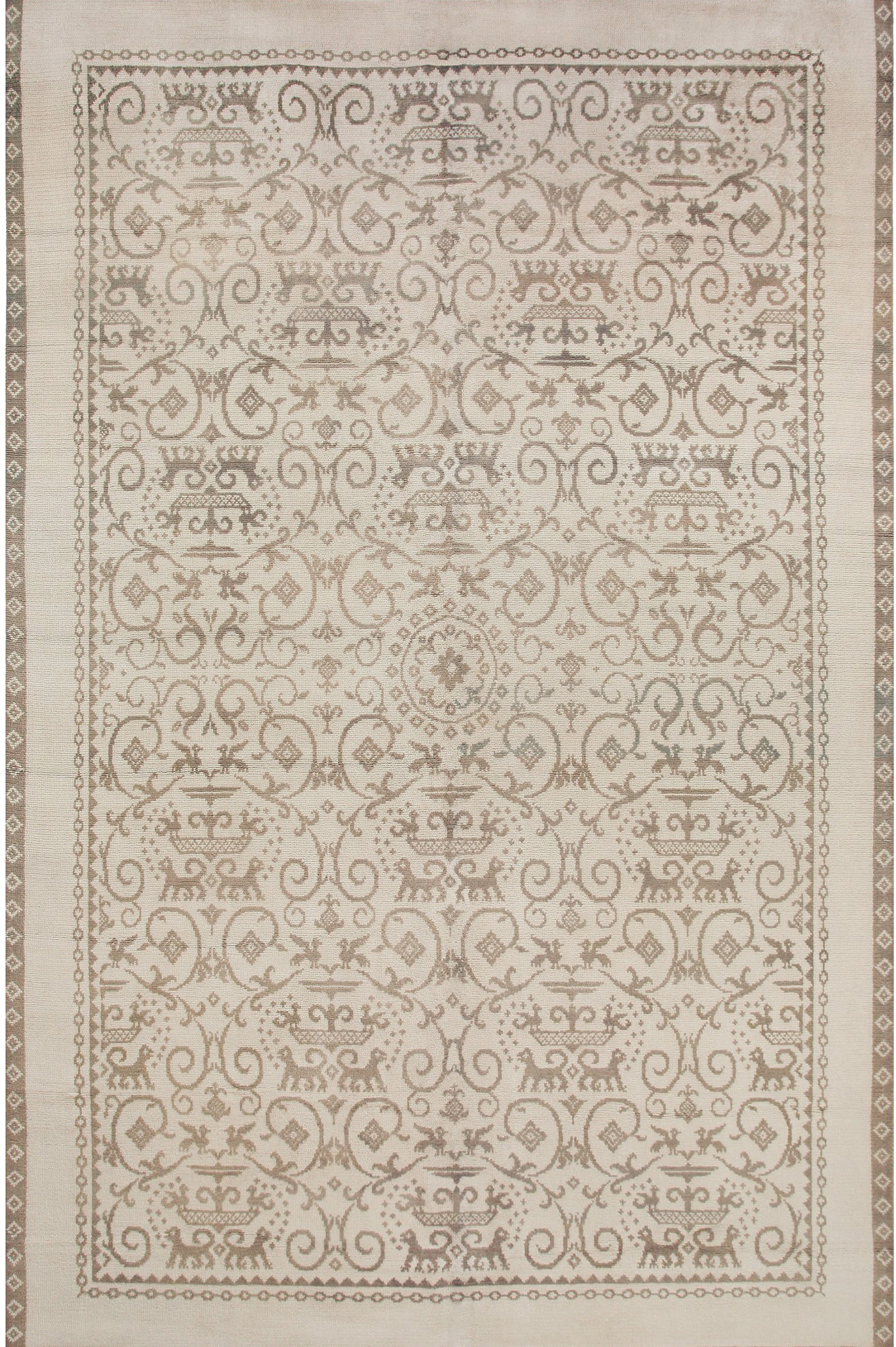 Vintage Spanish Alpujarra Rug 46974 Featured Nazmiyal Rugs