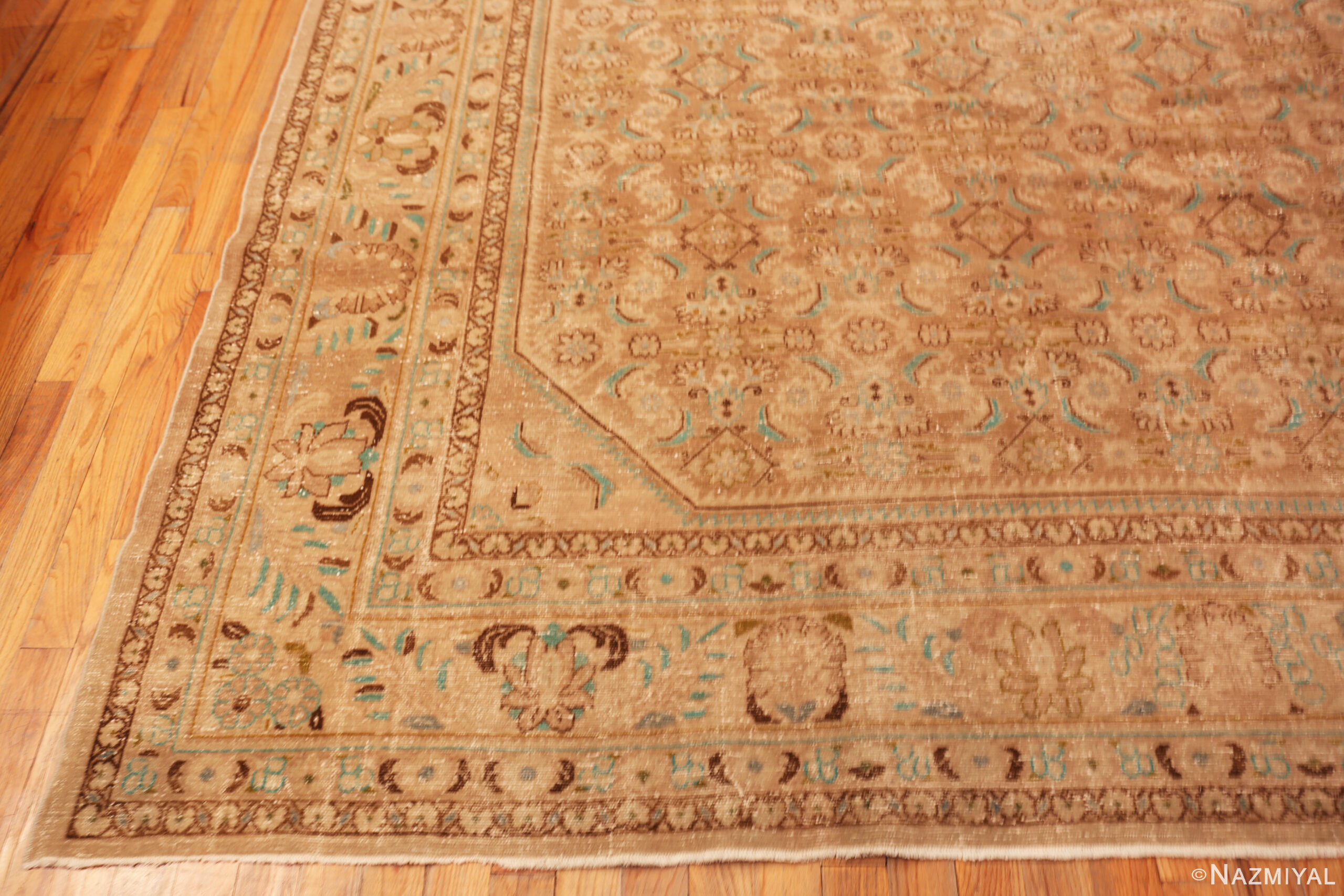 Corner of Vintage Persian Malayer Rug 72733 by Nazmiyal Rugs