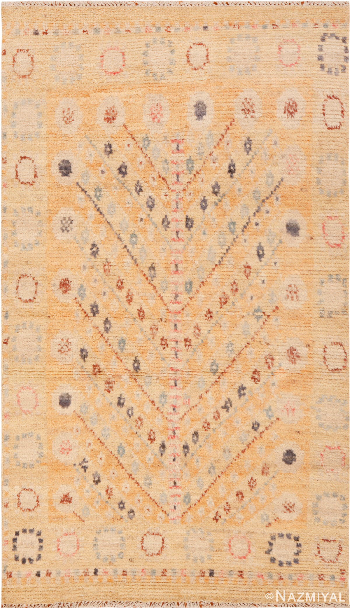 Modern Central American Swedish Style Rug 74133 by Nazmiyal Rug