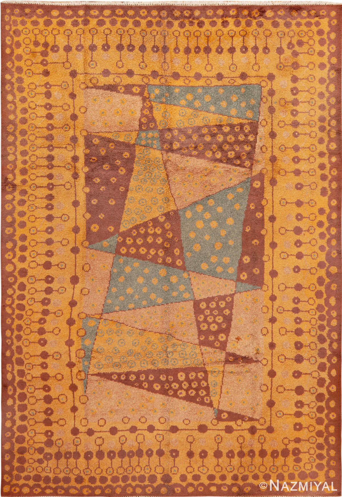 Vintage French Art Deco Rug 72232 by Nazmiyal Rugs
