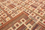 Weave Detail of Modern Central Asian Swedish Style Kilim Rug 74069 by Nazmiyal Rugs