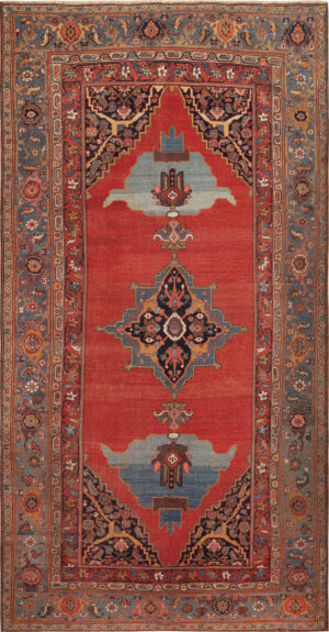 Antique Persian Bidjar Rug 74198 by Nazmiyal Rugs