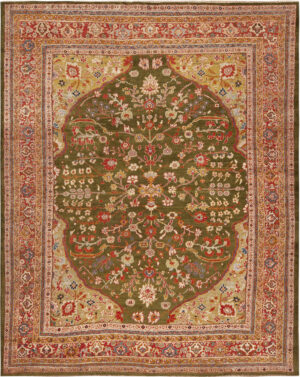 Antique Persian Sultanabad Rug 74147 by Nazmiyal Rugs