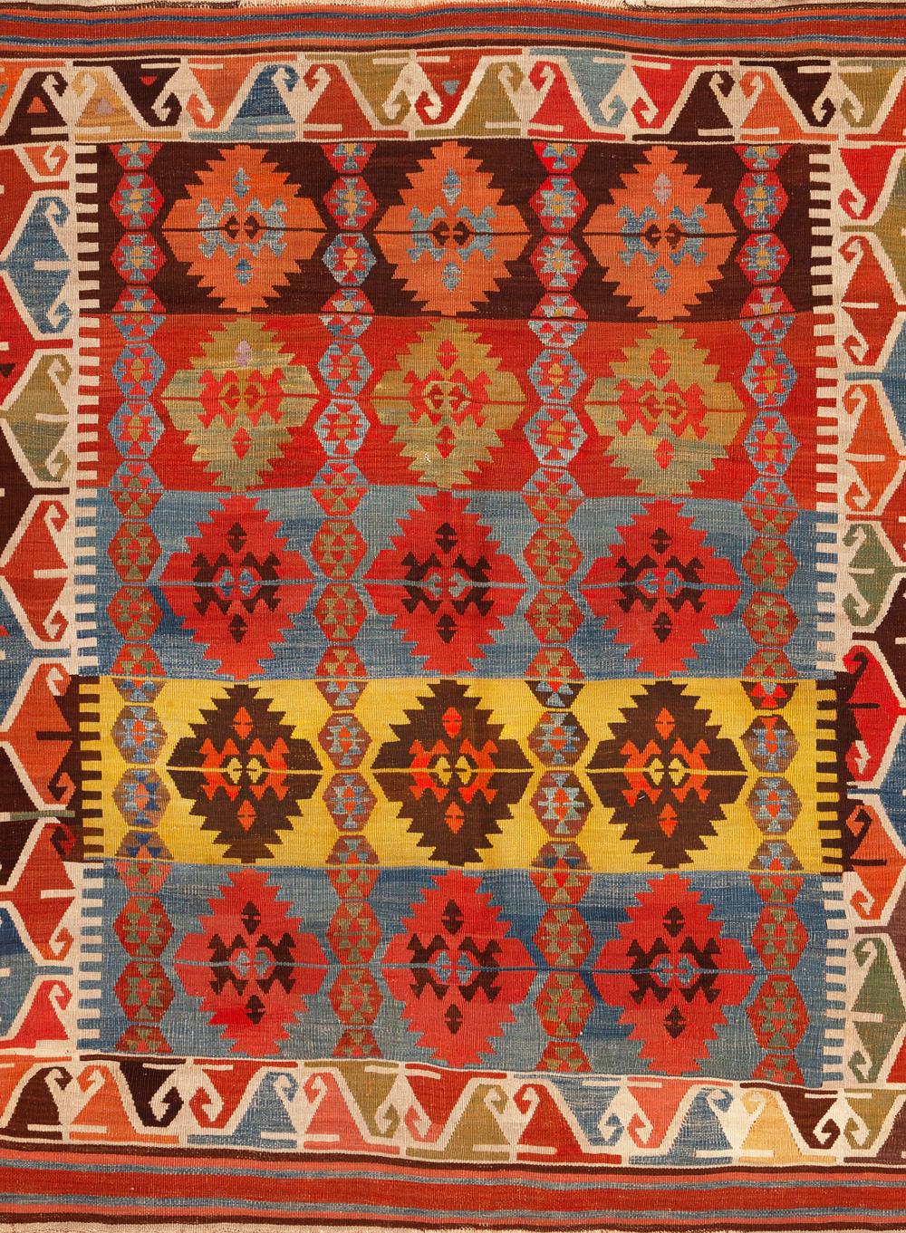 Antique Turkish Kilim Rug #74195 Featured Nazmiyal