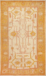 Antique Turkish Oushak Rug 74092 by Nazmiyal Rugs
