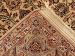 Back of Antique Persian Kashan Silk Rug Pair Back of Antique Persian Kashan Silk Rug Pair 95085 by Nazmiyal Rugs