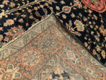 Back of Antique Persian Sarouk Farahan Rug Back of Antique Persian Sarouk Farahan Rug 95000 by Nazmiyal Rugs