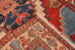 Back of Antique Persian Serapi Rug Back of Antique Persian Serapi Rug 74193 by Nazmiyal Rugs