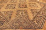 Back of Antique Turkish Oushak Rug 74160 by Nazmiyal Rugs