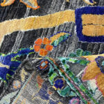 Back of Modern Bidjar Style Silk and Wool Rug 30012 by Nazmiyal Rugs