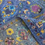 Back of Modern Classic Floral Rug Back of Modern Classic Floral Rug 30001 by Nazmiyal
