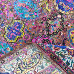 Back of Modern Classic Silk and Wool Rug 30002 by Nazmiyal Rugs