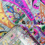Back of Modern Cuenca Style Silk and Wool Rug 30009 by Nazmiyal Rugs