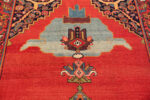 Blue Detail on Antique Persian Bidjar Rug 74198 by Nazmiyal Rugs