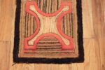 Border of Antique American Hooked Rug Border of Antique American Hooked Rug 74145 by Nazmiyal Rugs