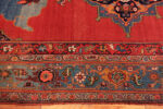 Border of Antique Persian Bidjar Rug 74198 by Nazmiyal Rugs