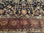 Border of Antique Persian Sarouk Farahan Rug Border of Antique Persian Sarouk Farahan Rug 95000 by Nazmiyal Rugs