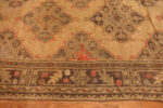Border of Antique Turkish Oushak Rug 74160 by Nazmiyal Rugs