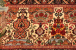 Border Details of Large Vintage Persian Silk and Wool Tabriz Rug 74077 by Nazmiyal Rugs