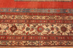 Border of Large Antique Persian Serapi Rug 74076 by Nazmiyal Rugs