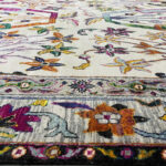 Border of Modern Bidjar Silk Rug 30015 by Nazmiyal Rugs