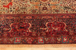 Border on Oversize Antique Persian Mashad Amoghli Rug 95123 by Nazmiyal Rugs