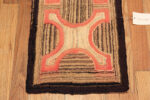 Bottom of Antique American Hooked Rug Bottom of Antique American Hooked Rug 74145 by Nazmiyal Rugs